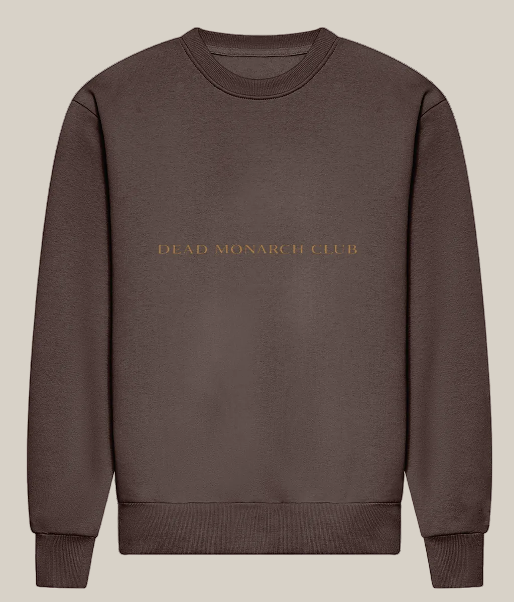 Brown sweatshirt on a white background