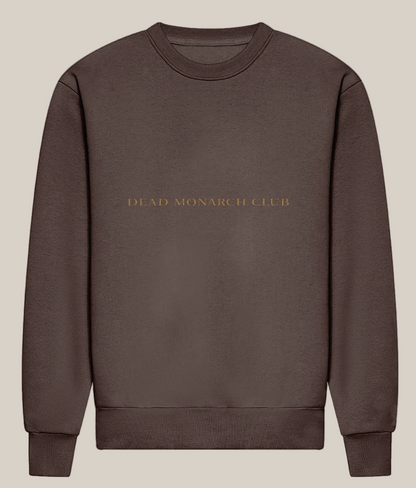 Brown sweatshirt on a white background